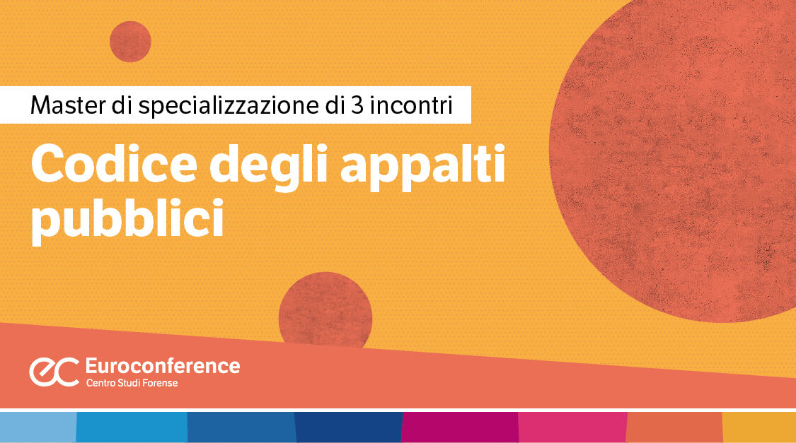 Immagine Codice degli appalti pubblici | Euroconference